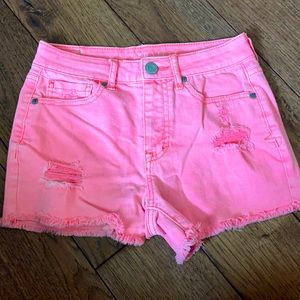 Aeropostale Pink Jean Shorts